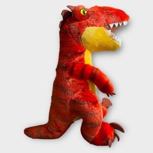 Build A Bear with Sound Box Velociraptor Roaring Red Raptor Dinosaur Plush